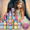 Load image into Gallery viewer, Mermaid Castle Magnetic Tiles Set