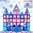 Load image into Gallery viewer, Frozen Castle Magnetic Tiles Set