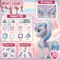 Load image into Gallery viewer, Unicorn Castle Magnetic Tiles