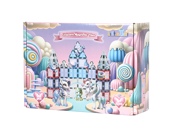 Unicorn Castle Magnetic Tiles – Little Pi