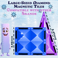 Load image into Gallery viewer, Frozen Castle Magnetic Tiles Set