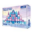 Load image into Gallery viewer, Frozen Castle Magnetic Tiles Set
