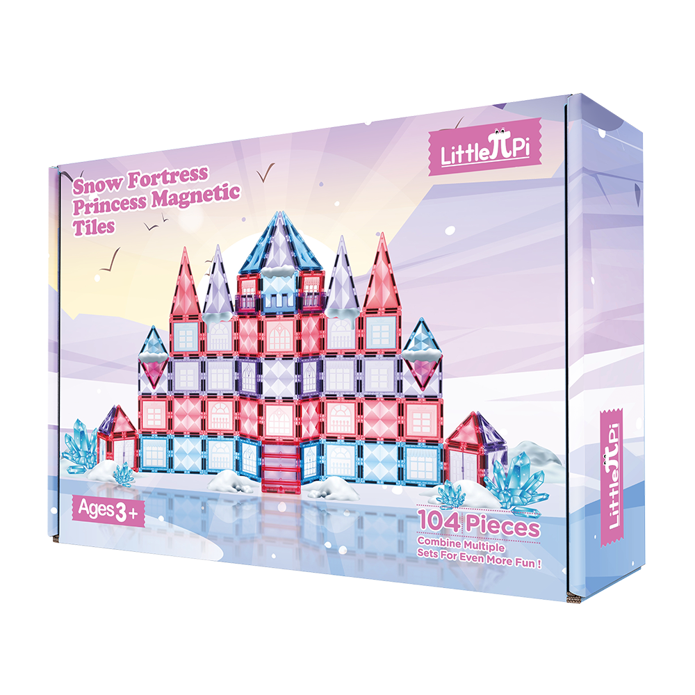 Cinderella Castle Magnetic Tiles Set – Little Pi