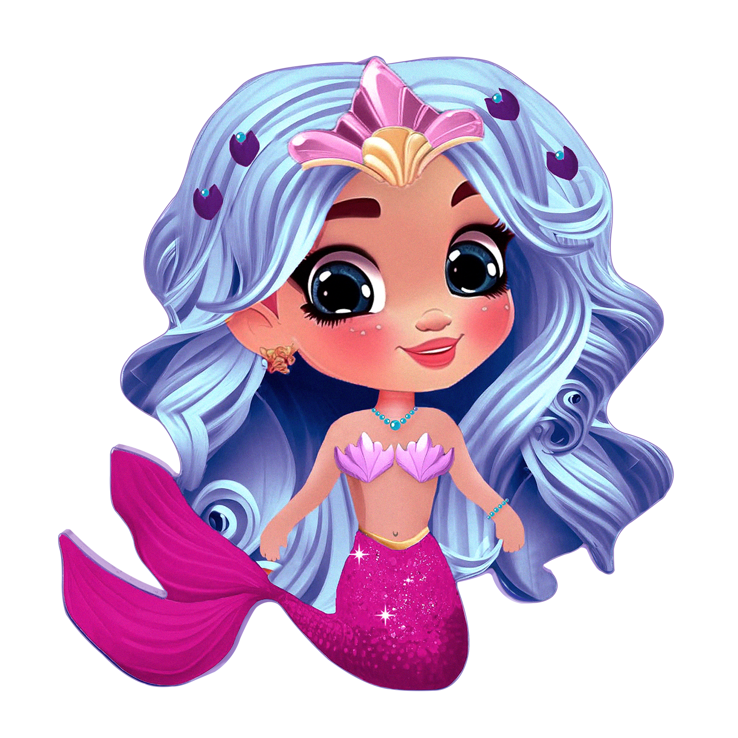 Mermaid Castle Magnetic Tiles Set