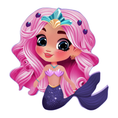 Load image into Gallery viewer, Mermaid Castle Magnetic Tiles Set
