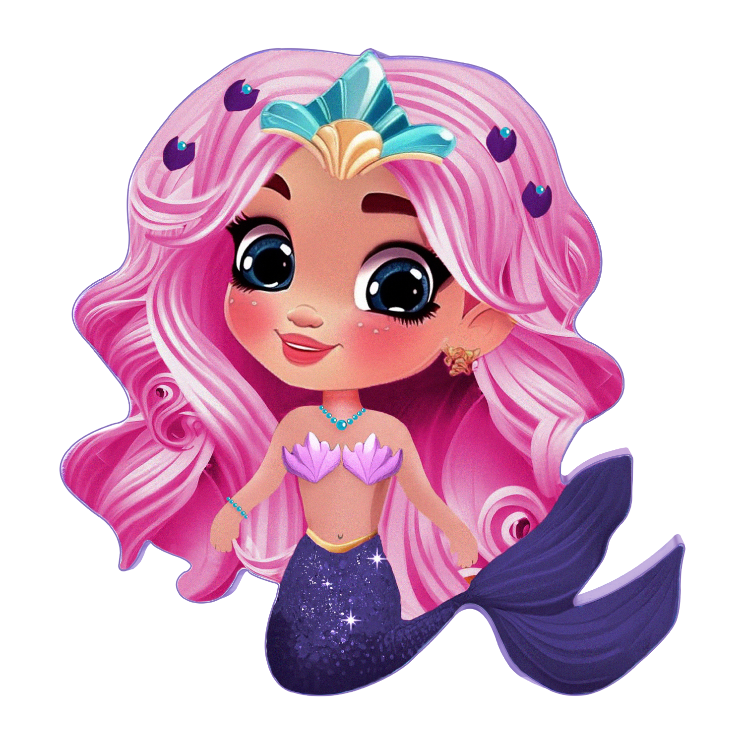 Mermaid Castle Magnetic Tiles Set