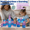 Load image into Gallery viewer, Frozen Castle Magnetic Tiles Set
