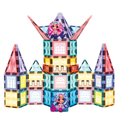 Load image into Gallery viewer, Mermaid Castle Magnetic Tiles Set
