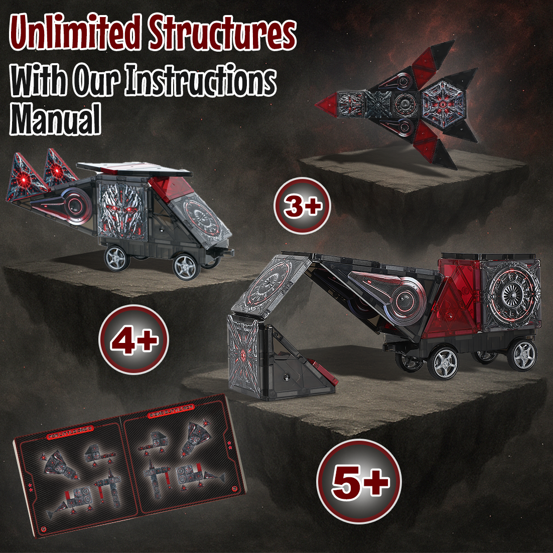 ShadowBots Magnetic Tiles