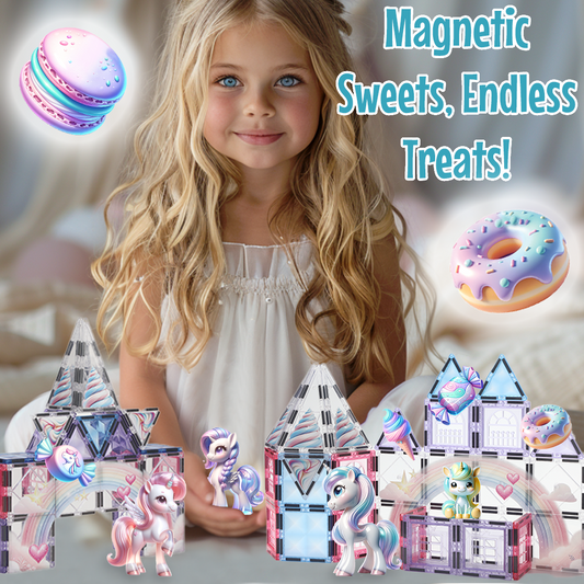 Unicorn Castle Magnetic Tiles