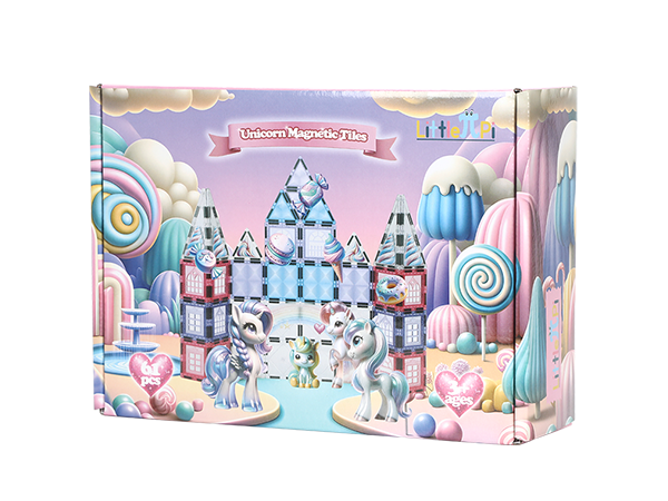 Unicorn Castle Magnetic Tiles