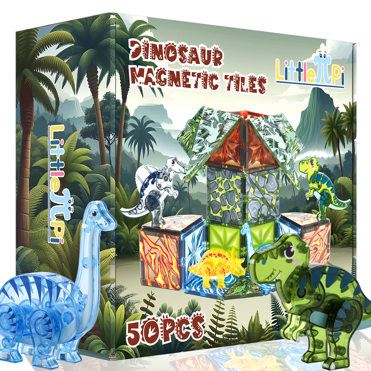 Dinosaur Magnetic Tiles